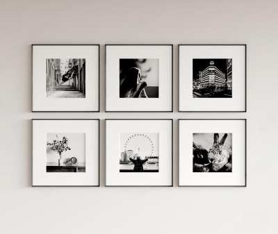 现代装饰画3D模型下载